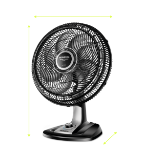 Porta-fios é uma boa praticidade incorporada em vários modelos de ventiladores de mesa.