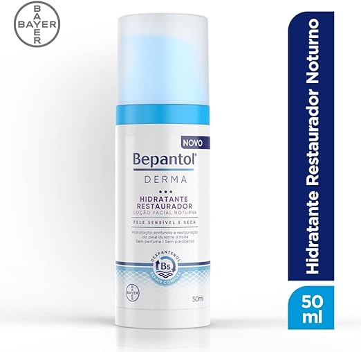 Um dos melhores hidrantes faciais do mercado, o produto da Bepantol é indicado para peles secas e sensíveis.