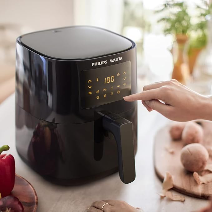 Air Fryer de 5 litros ou de 4 litros são excelentes pela praticidade. 