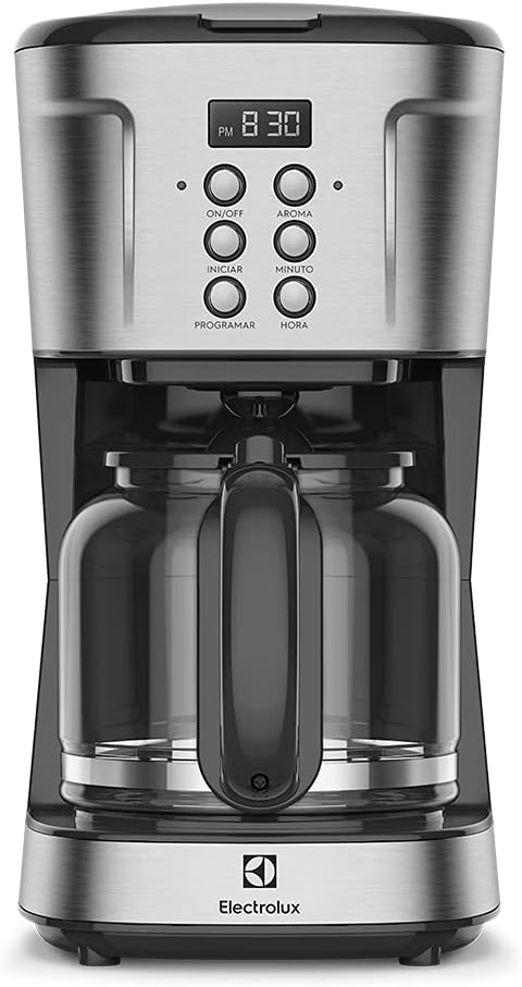 As cafeteiras elétricas levam praticidade e beleza para sua casa. Este é o modelo Electrolux ECM30.