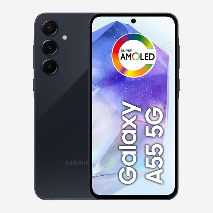 O celular Samsung Galaxy A55 é um dos melhores celulares para fotos na categoria intermediária.
