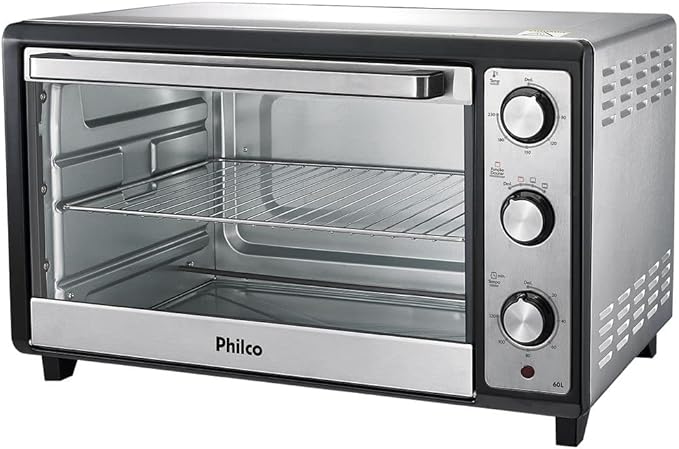 Os fornos elétricos da Philco estão entre os mais vendidos no mercado. O modelo de 60 litros (PFE60l), por exemplo, é um dos mais recomendados pelos consumidores.