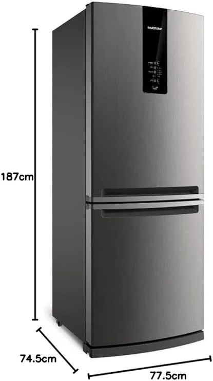Dentre as melhores geladeiras Brastemp, a Frost Free Inverse de 443 litros se destaca.