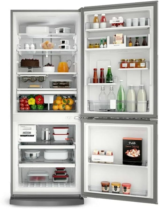 Dentre as melhores geladeiras Brastemp, a Frost Free Inverse de 443 litros se destaca.