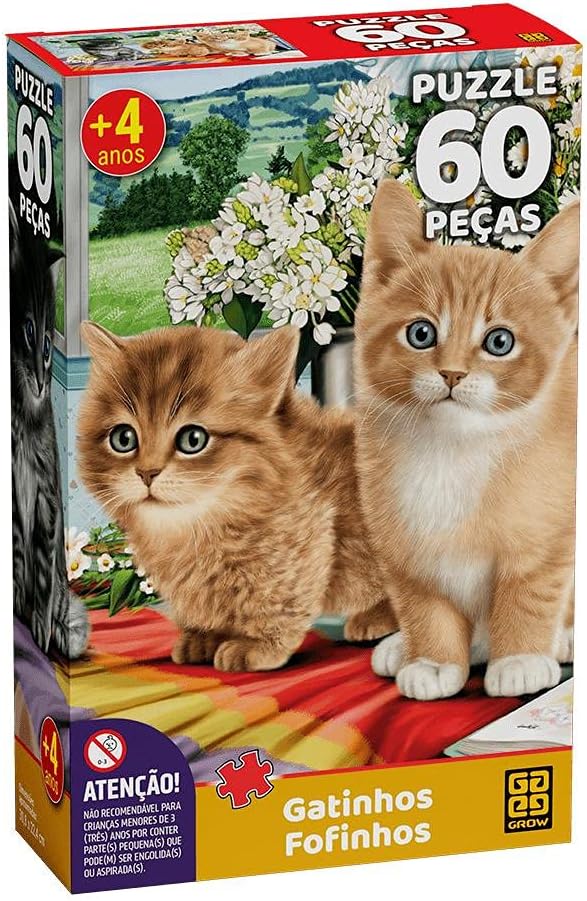 Gatinhos Fofinhos é um dos melhores quebra-cabeças para crianças a partir dos 4 anos. 