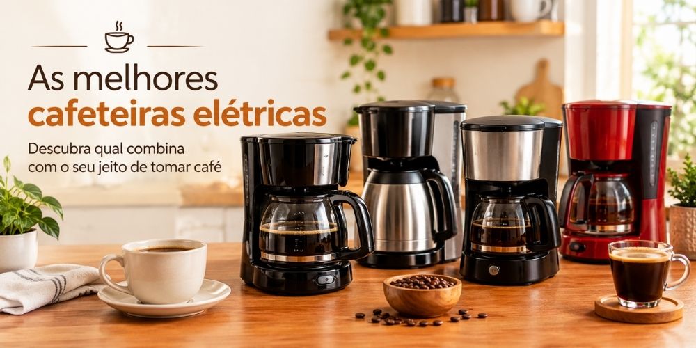 As 6 melhores cafeteiras elétricas para um café perfeito
