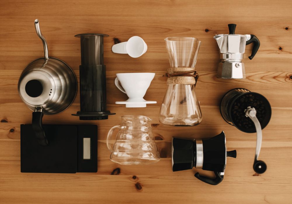 Existem vários métodos de preparo do café. Vale a pena experimentar e conhecer as opções.